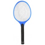 Беспроводная электрическая мухобойка с питанием от батареек (аккумуляторных), синяя.